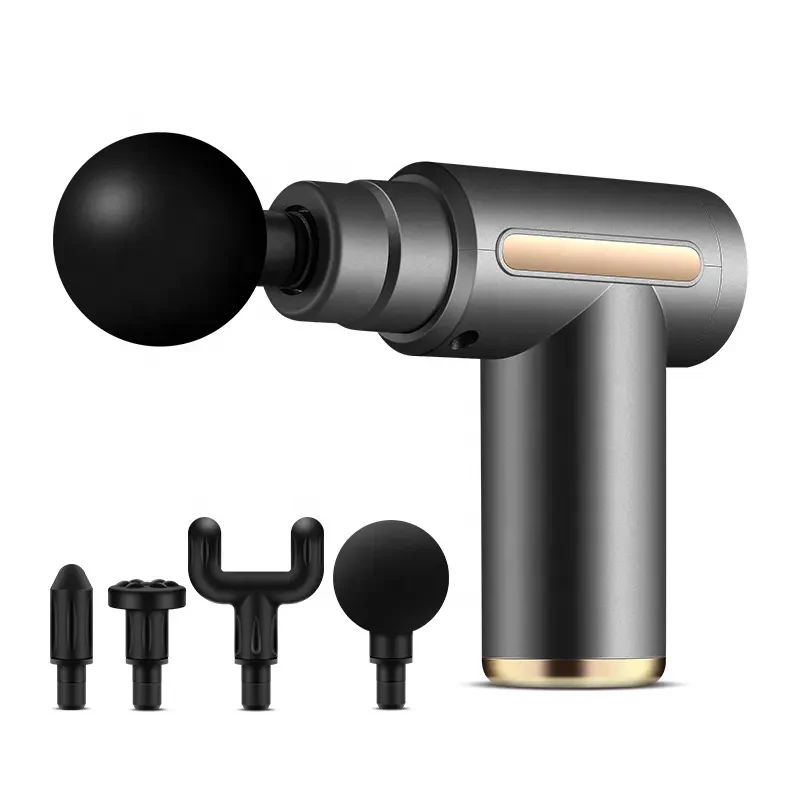 4-in-1 Deep Tissue Massage Gun β Percussion Massager with 4 Interchangeable Attachments