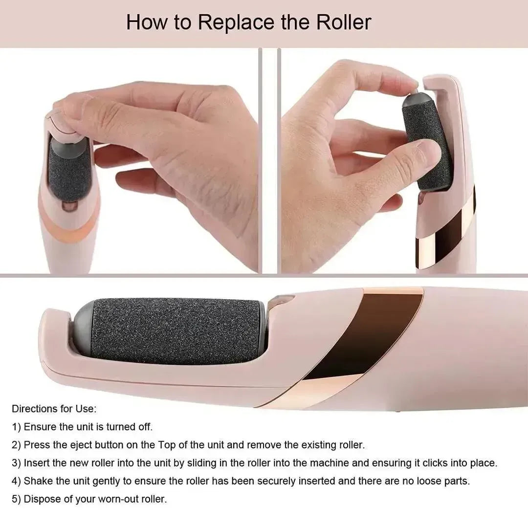 Rechargeable Electric Pedi Foot Filer โ Effective Callus Remover for Soft & Smooth Feet