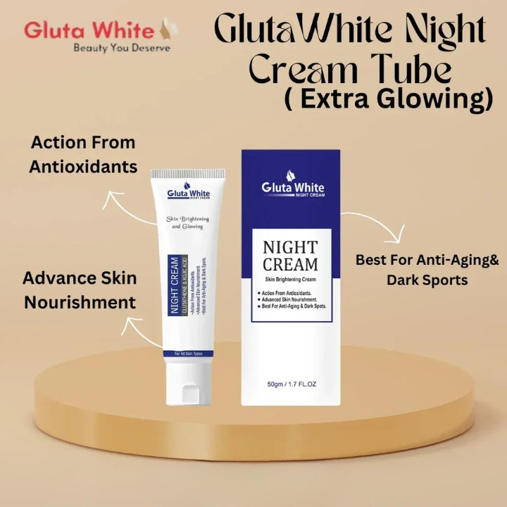 Gluta White Night Cream β Advanced Skin Brightening