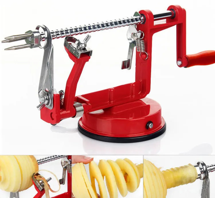 Potato Chips Maker – Manual Spiral Potato Twister Slicer Cutter | Tornado Twist Chips Machine